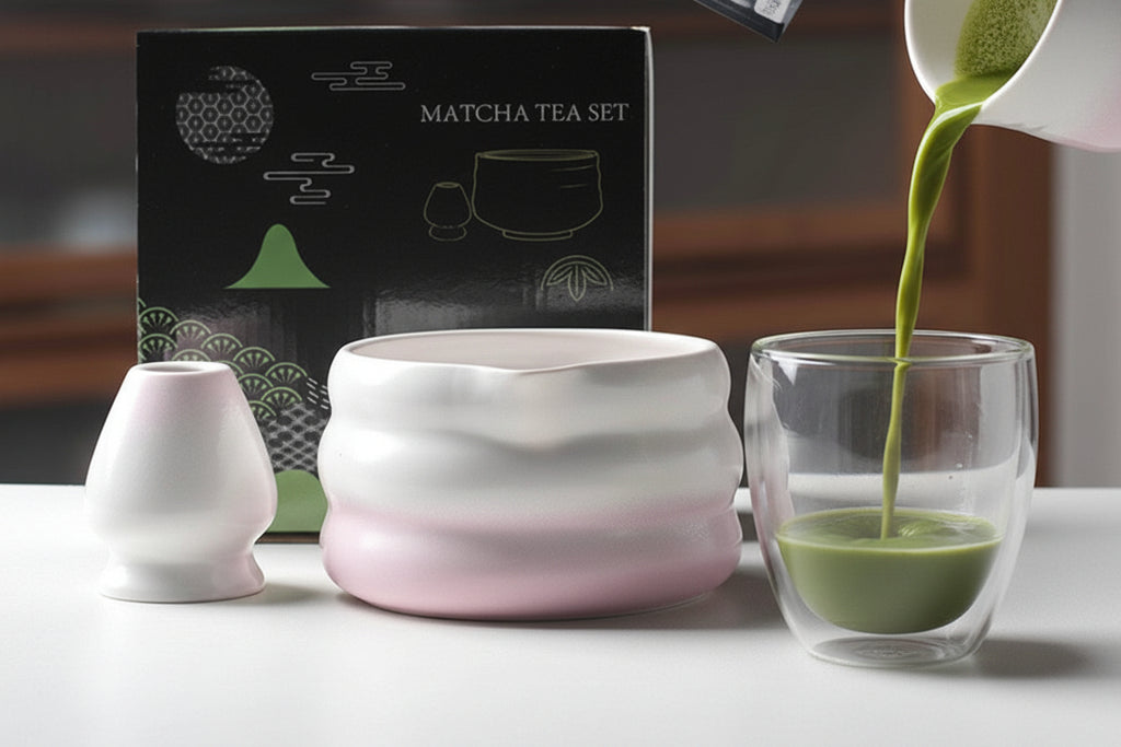 Sakura Yuki  – Cherry Blossom Snow + 100G matcha powder