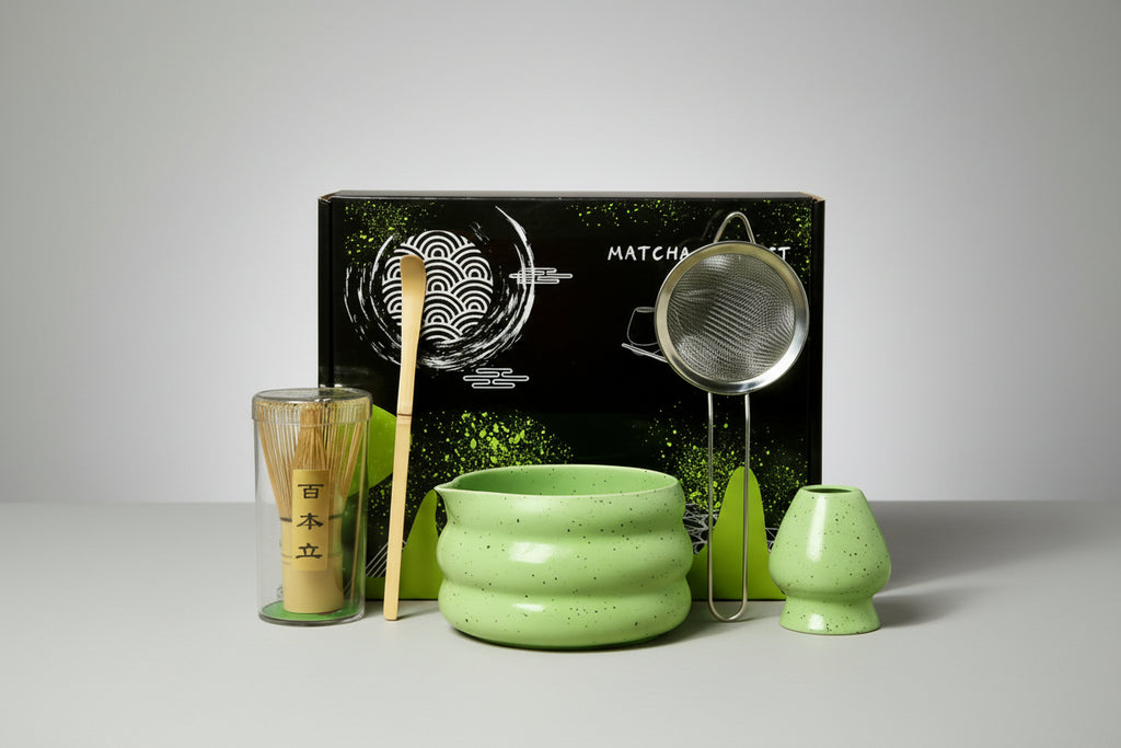 Matcha Tsubu  (Matcha Grains)Matcha Kit + Chun Haru matcha powder 100G